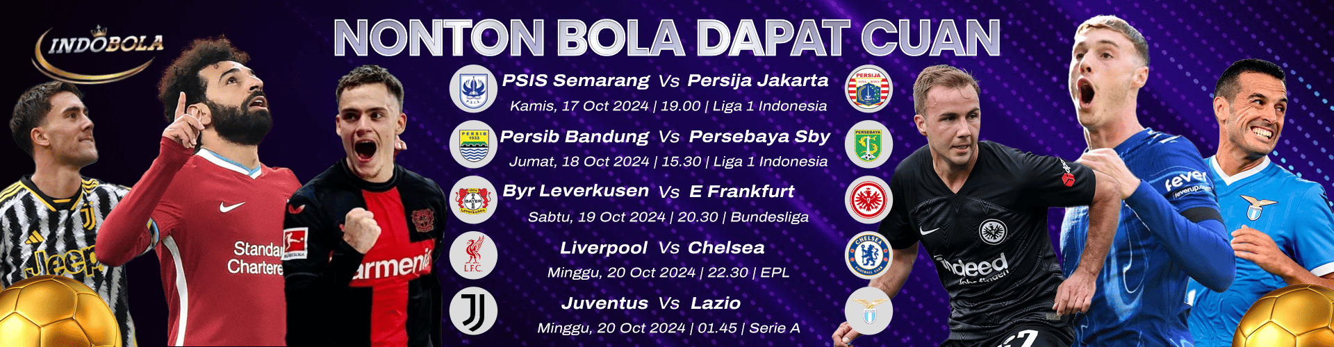 Jadwal bola pekan ini